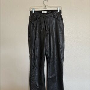 Abercrombie Vegan Leather Pants